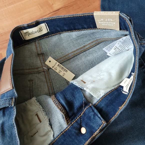 NWT Madewell RARE Zip-Pocket Edition 10" High-Rise Roadtripper Jegging W28T - Picture 5 of 9